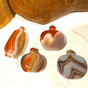 Small Agate Bottles
